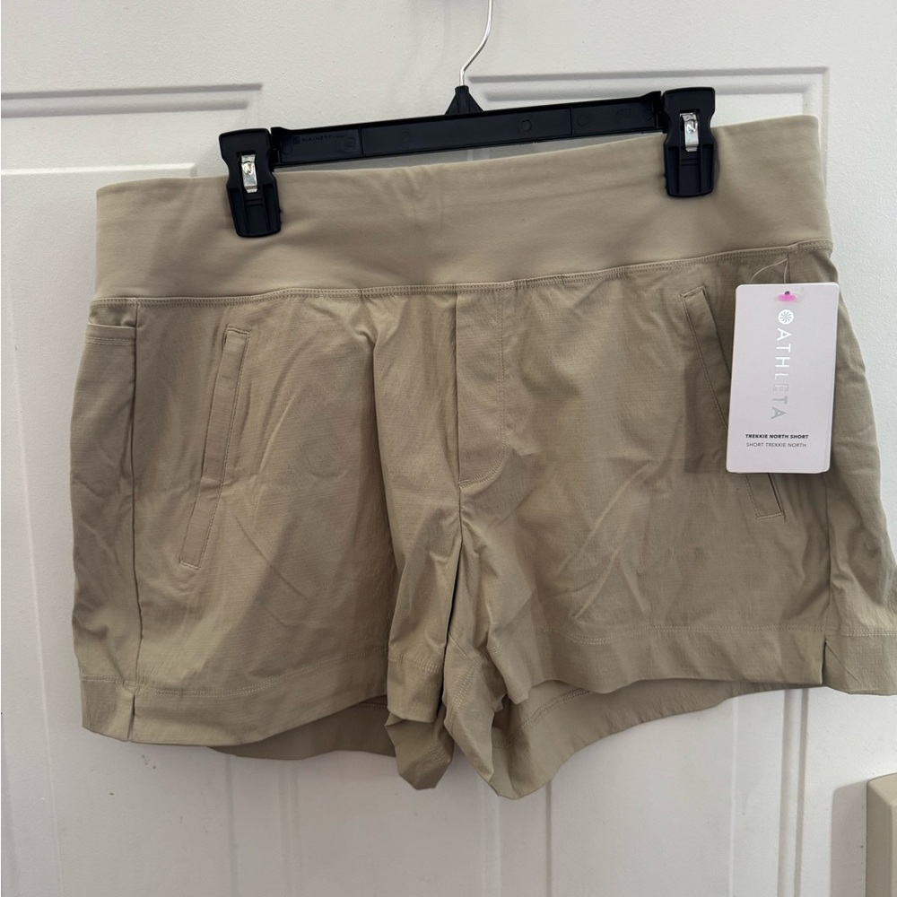 Athleta Tan Women's Athletic Shorts - Picture 6 of 6
